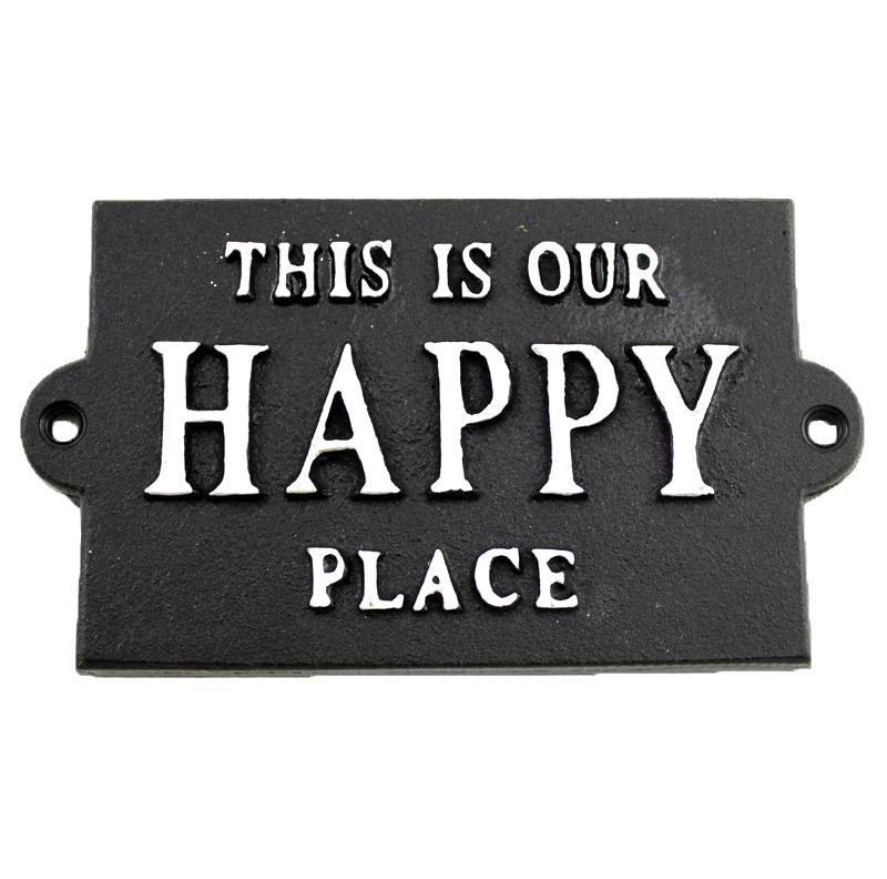 Happy Place Sign