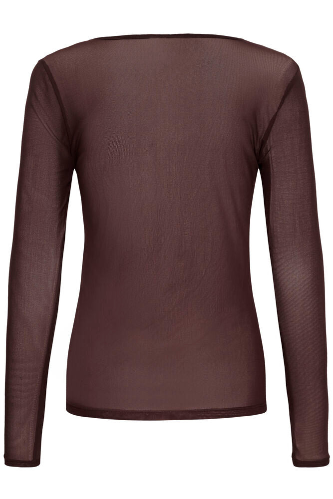 Fudge Dora Sheer Top