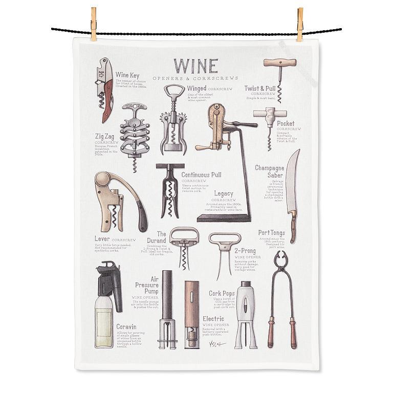 Wine Opener Kitchen Towel