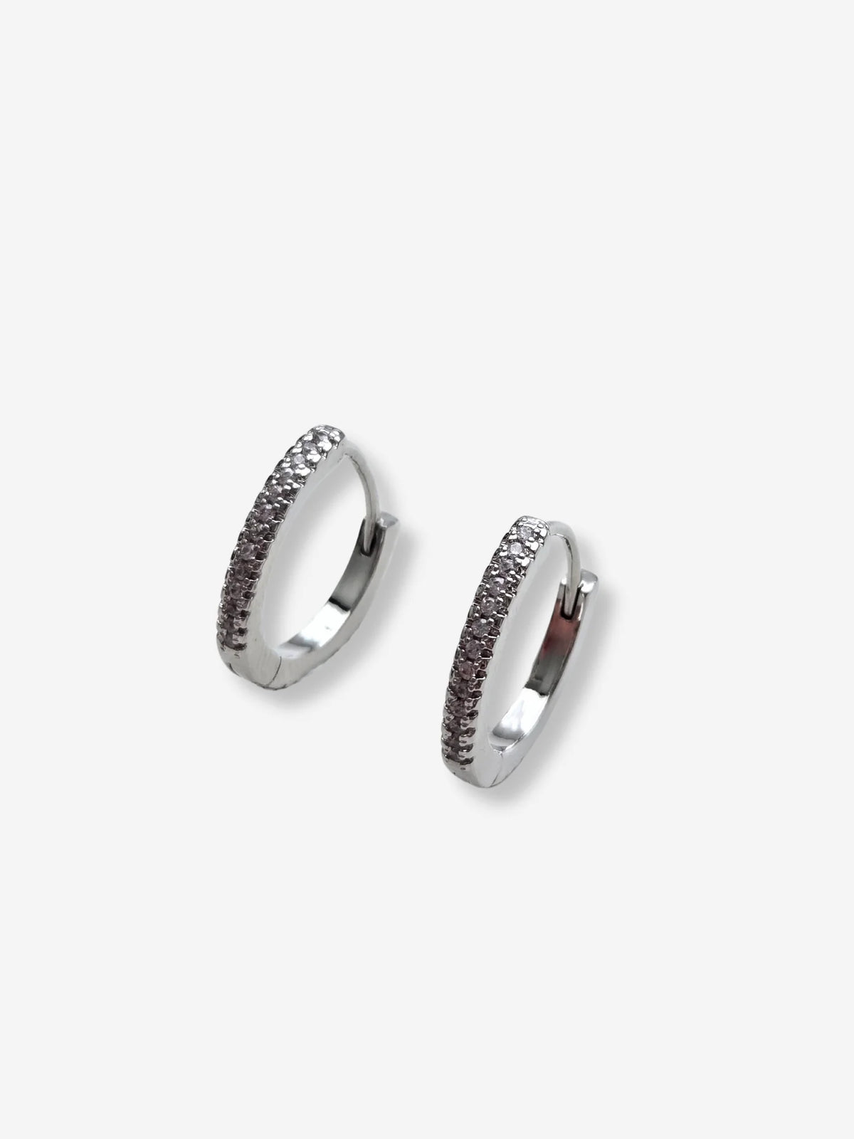 Silver Liza Hoops