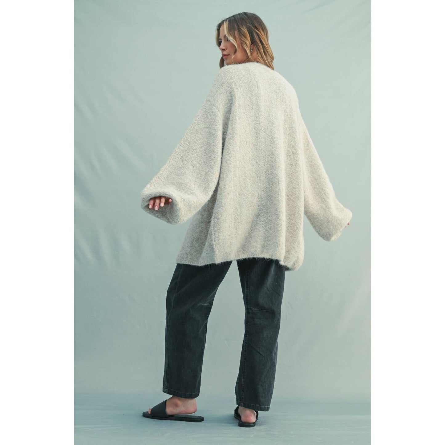 O Brushed Cardigan