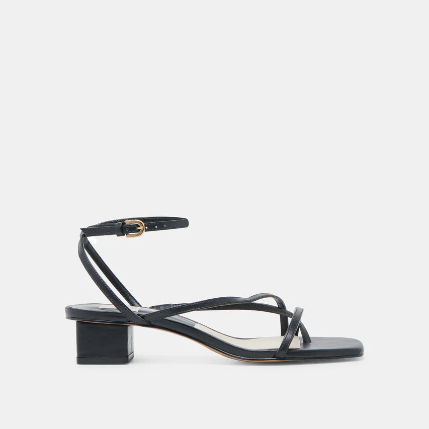 Black Karlos Block heel
