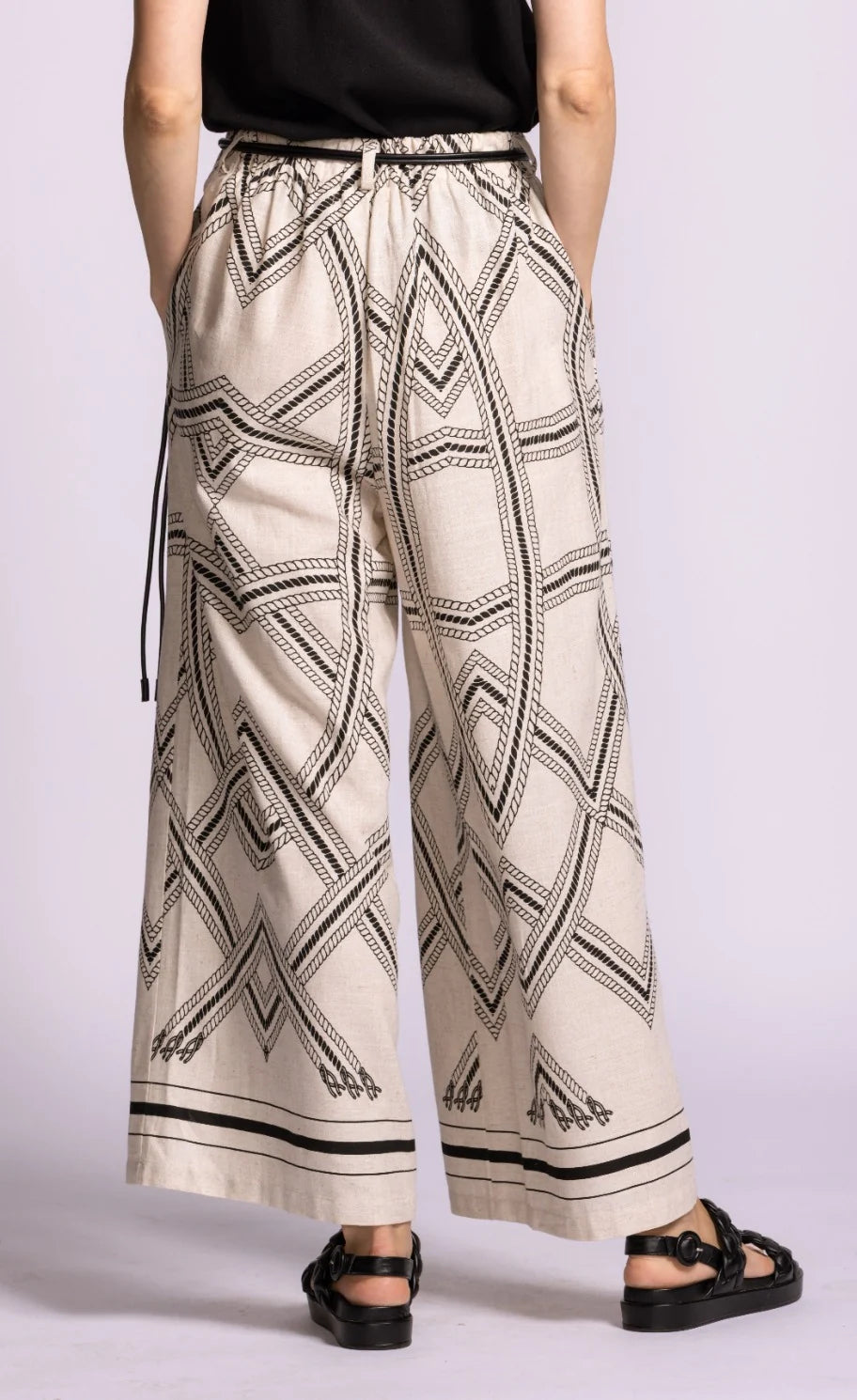 Beige Nagel Pants
