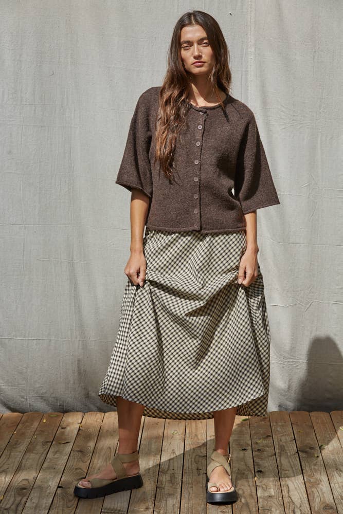 Brown Knit Sweater