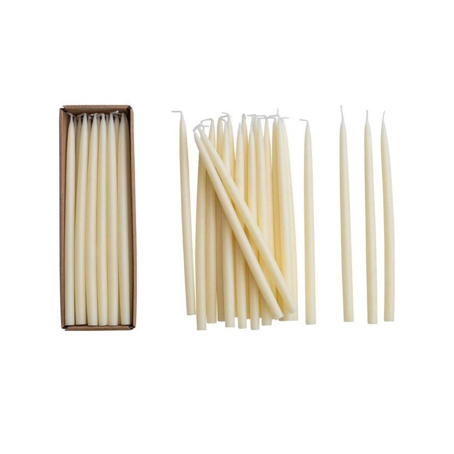 Thin Tapers Ivory
