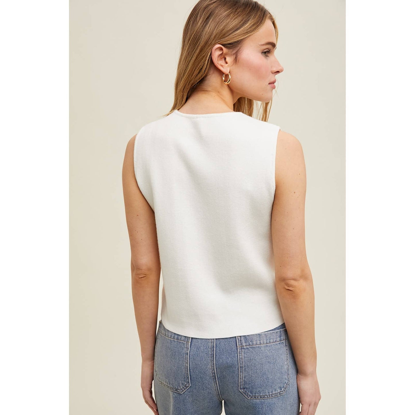 White Sweater Vest