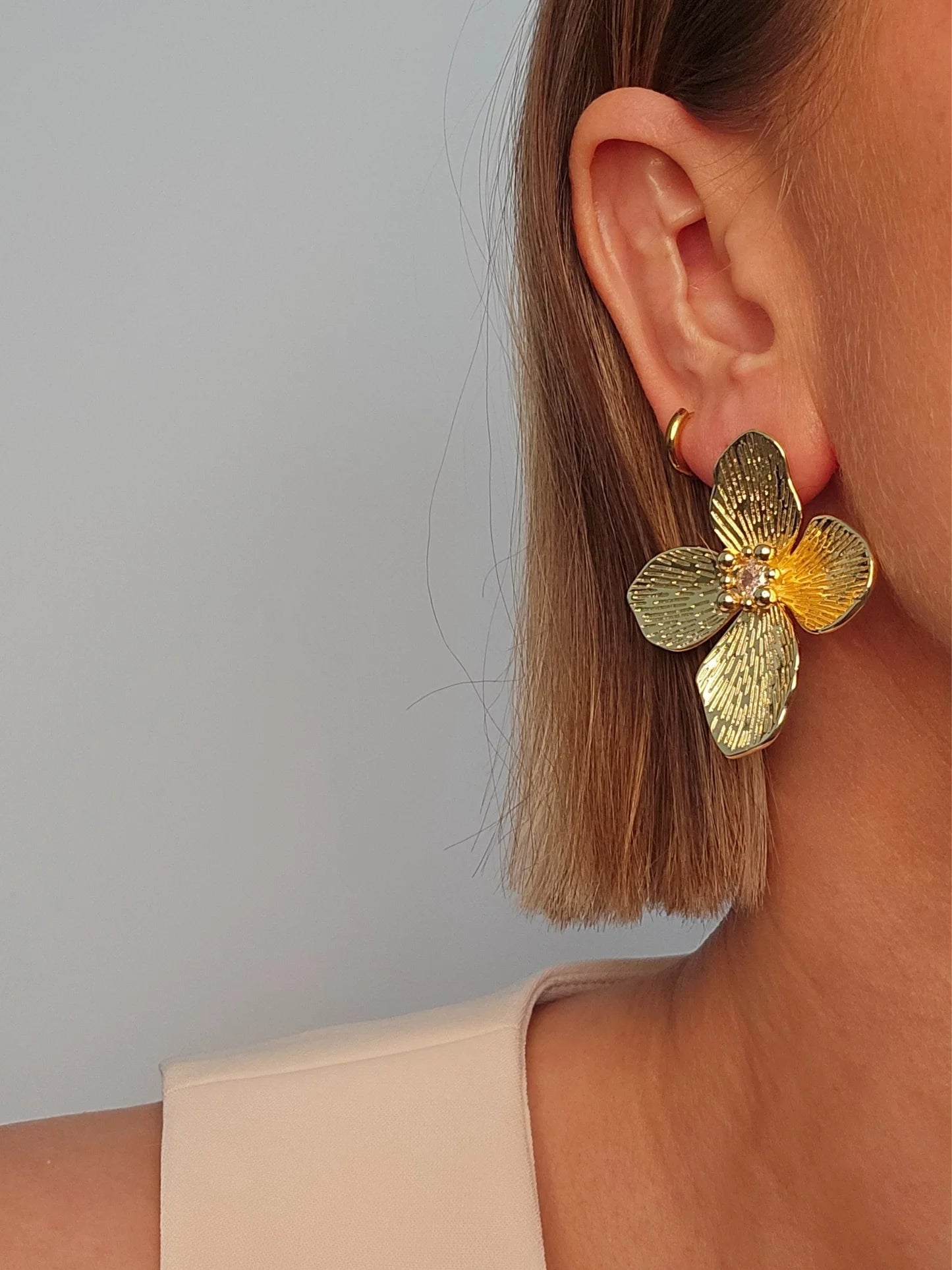 Silver Audrey Earrings