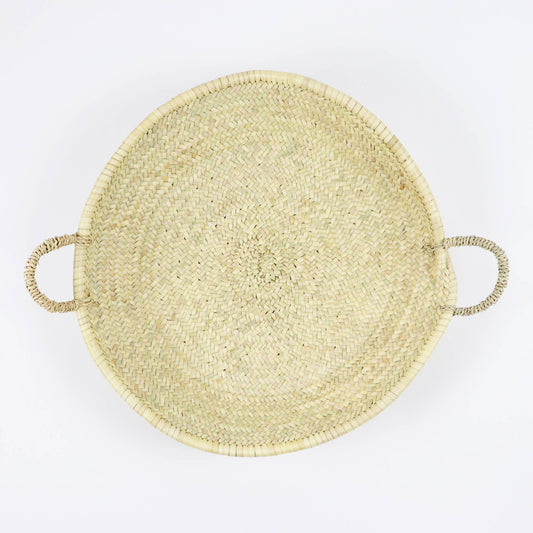 Woven Straw Plate Large