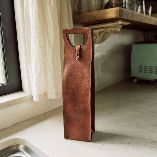 Leather Wine Carrier