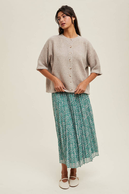 Mocha Brushed Short Sleeve