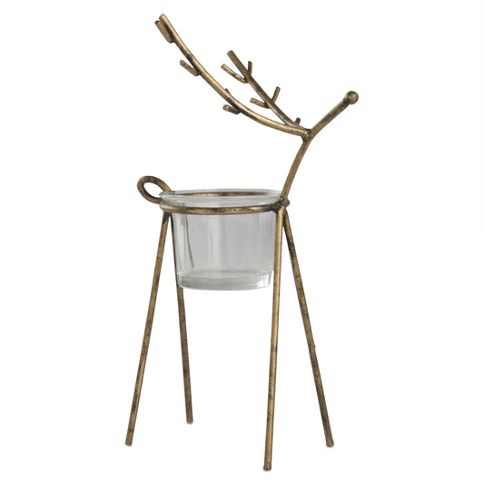 Sm Reindeer Tealight Holder