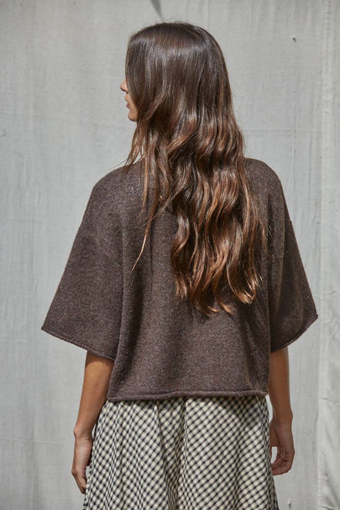 Brown Knit Sweater