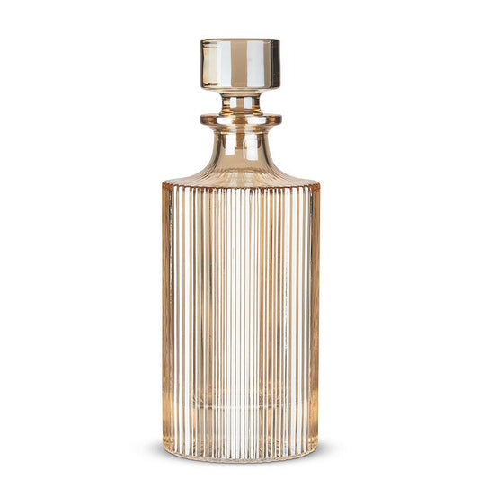 Amber Optic Decanter