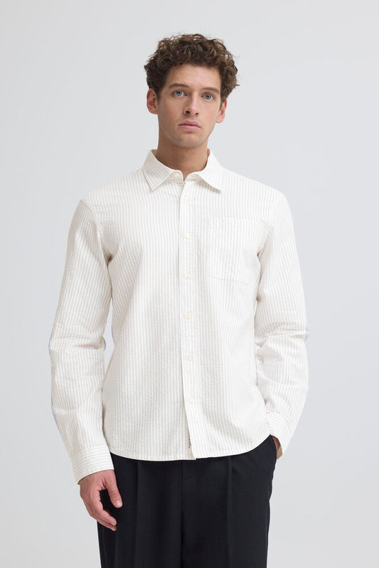 Jaevon Seersucker Shirt