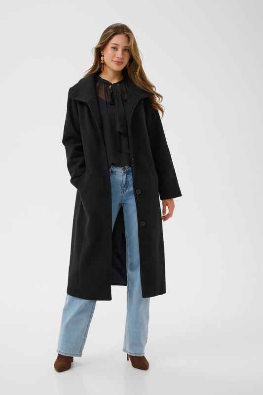Camelia High Neck Coat