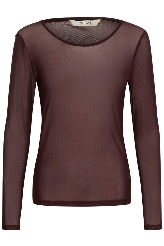 Fudge Dora Sheer Top
