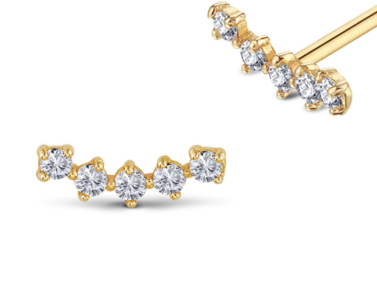 Climber Studs Gold