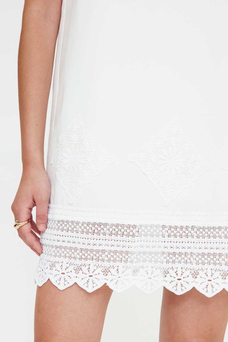 White Mina Dress