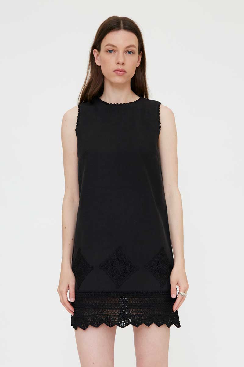 Black Mina Dress