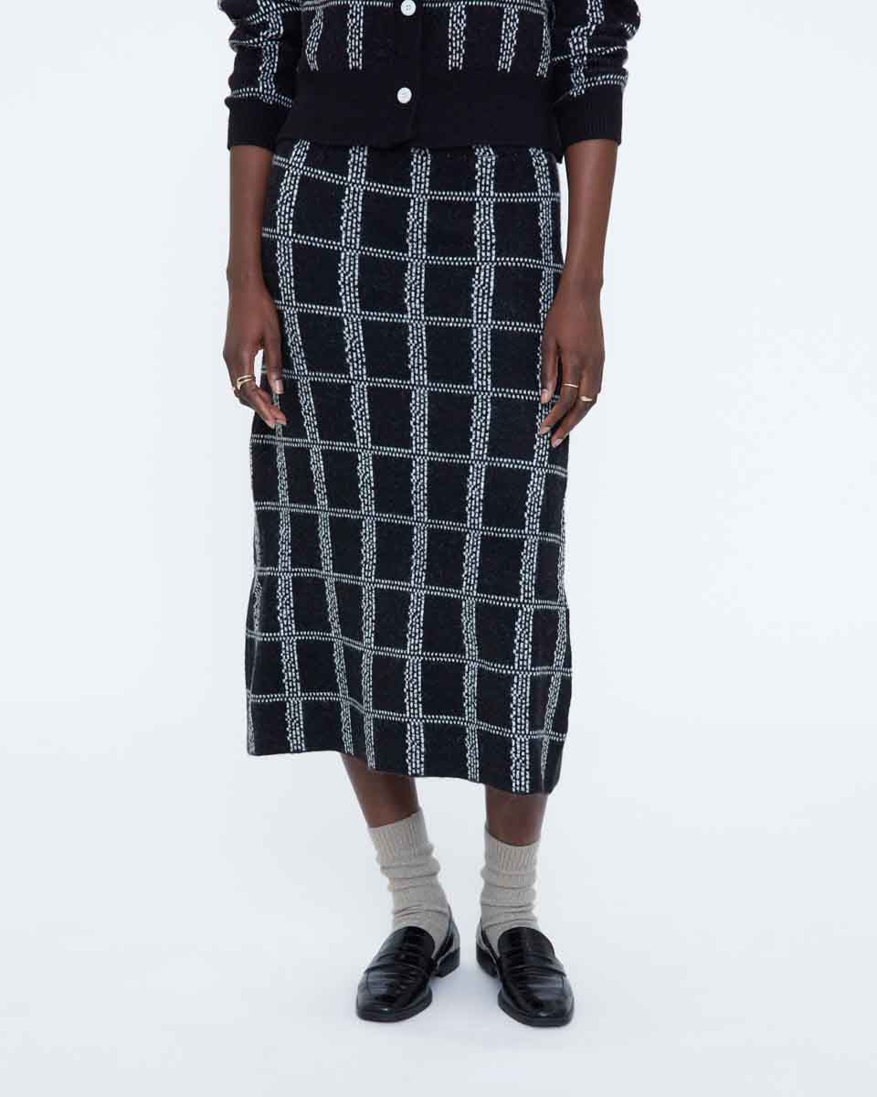 Geo Midi Skirt