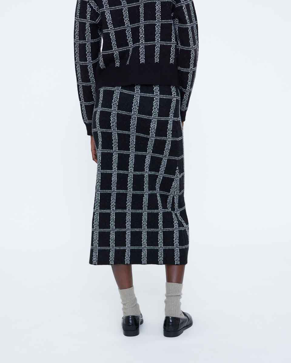 Geo Midi Skirt