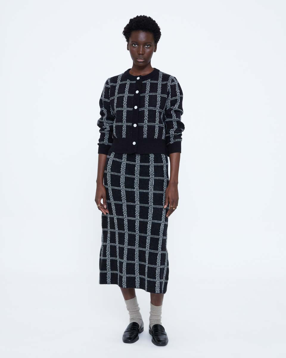 Geo Midi Skirt