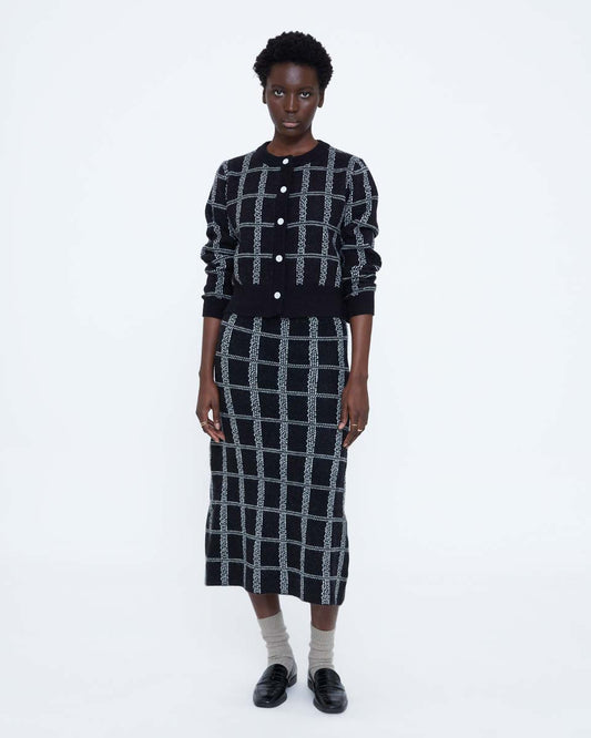 Geo Midi Skirt
