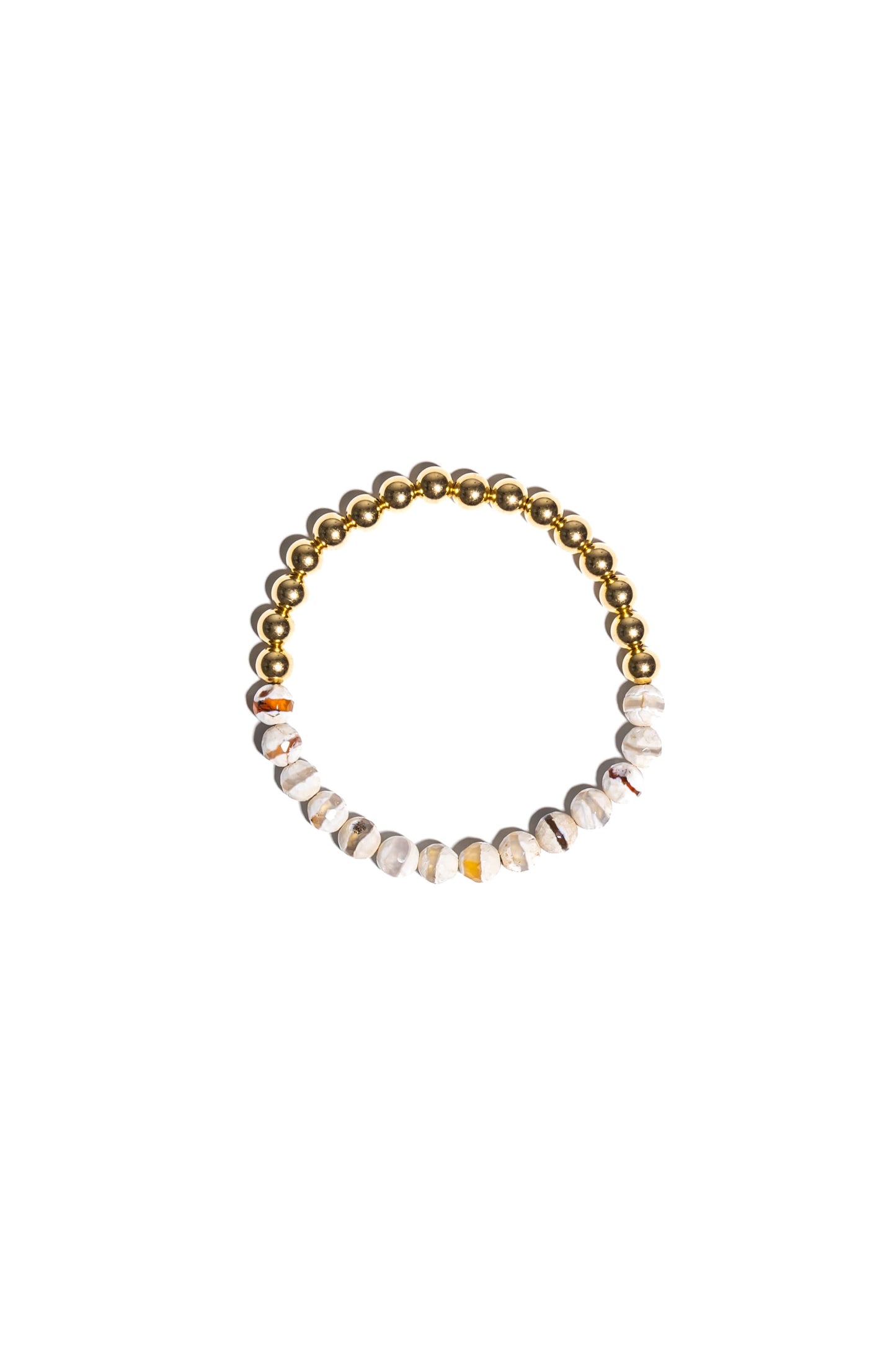 Gold Agate Bracelet