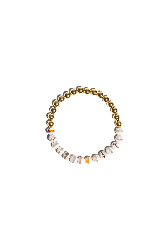 Gold Agate Bracelet