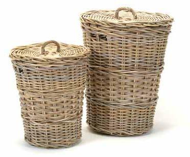 Rattan Hamper Large