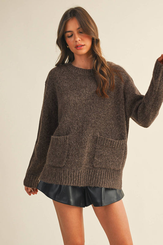 Patch Pocket Sweater