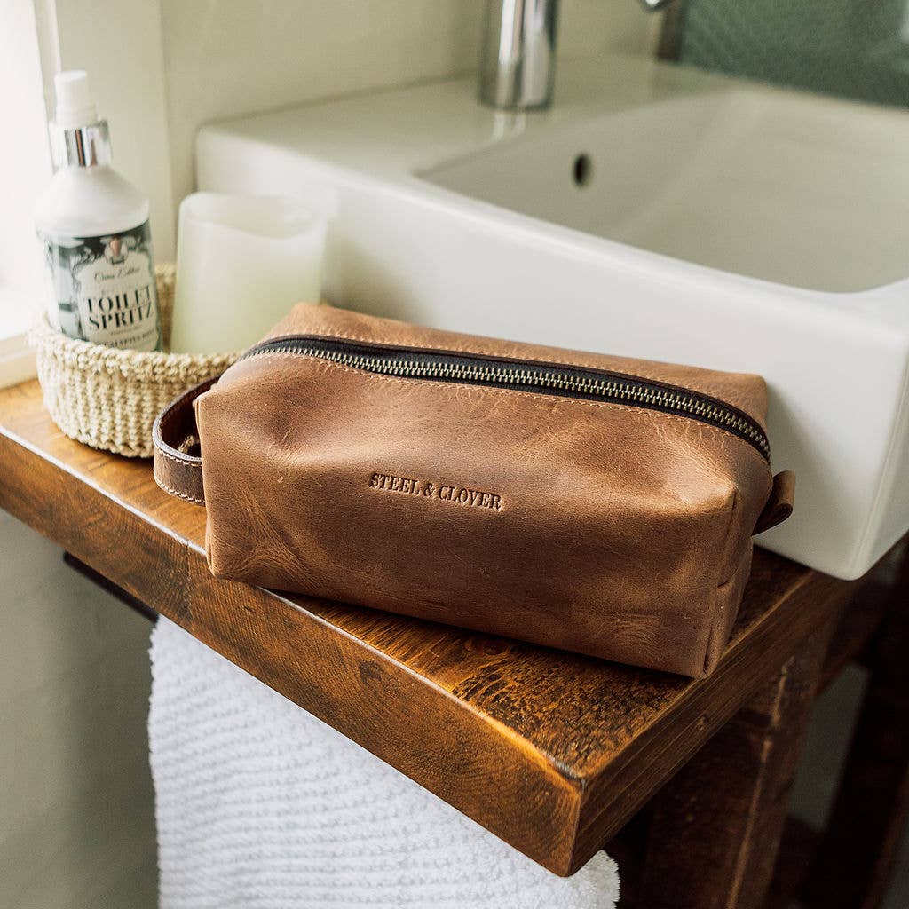 Leather Toiletry Bag