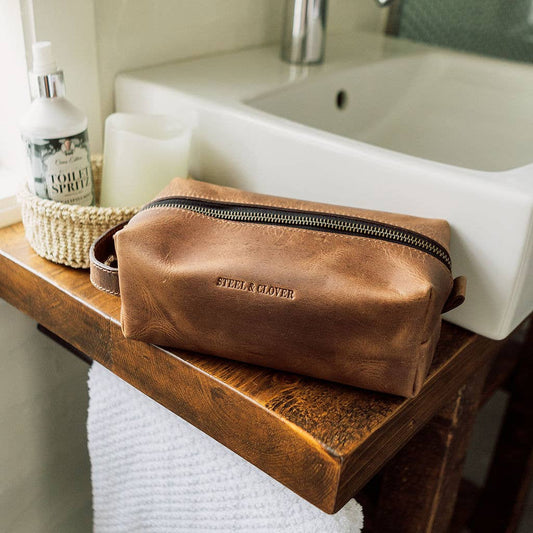 Leather Toiletry Bag