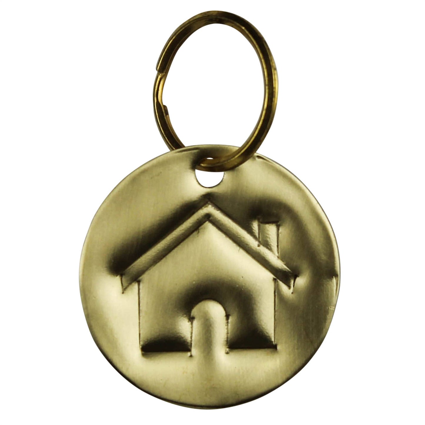 Brass House Keychain