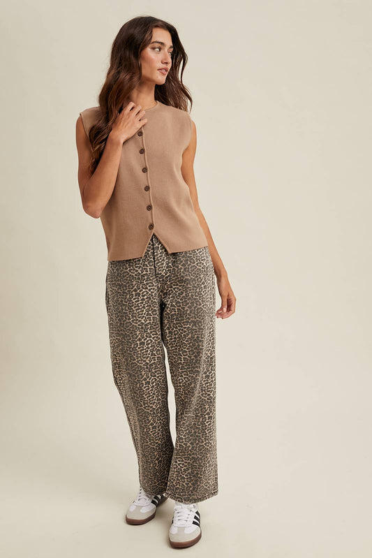 Mocha Sweater Vest