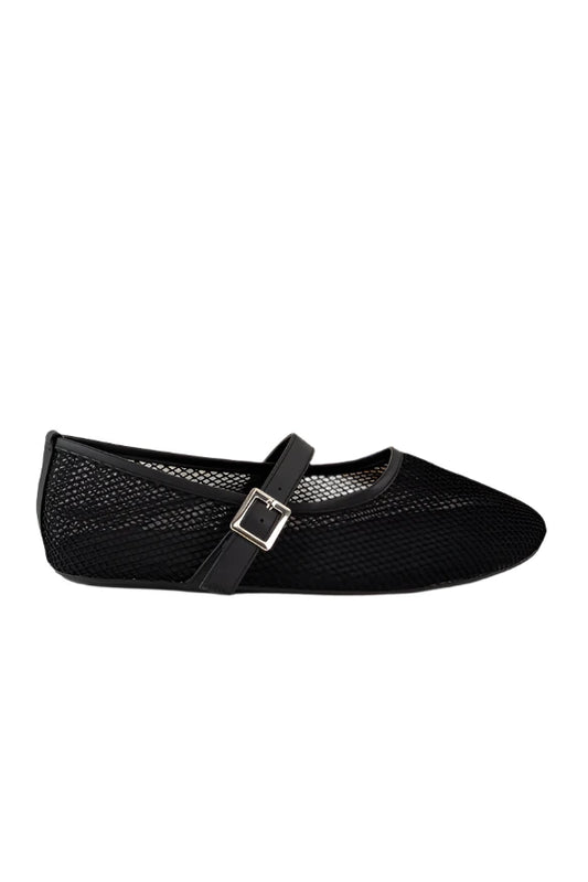 Nanami Mesh Flat Black