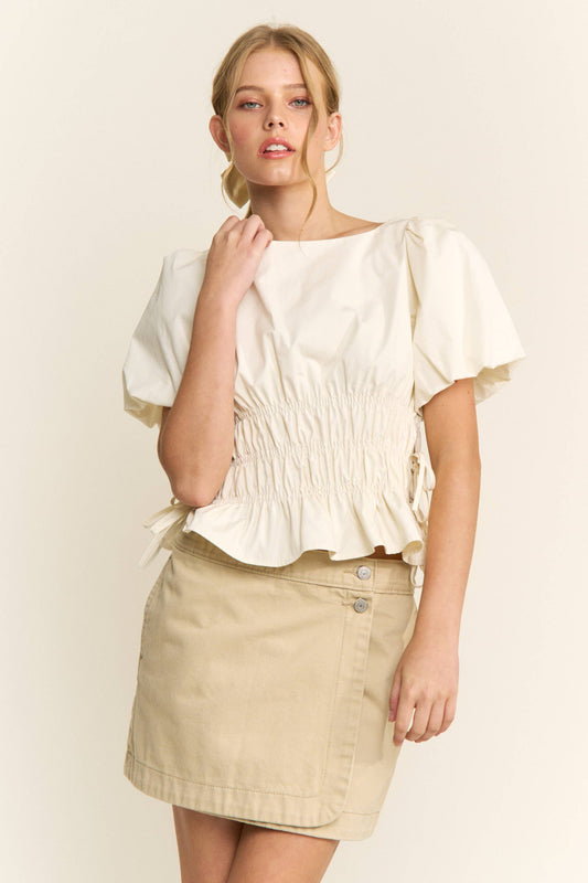 Spring  Puff Sleeve Top