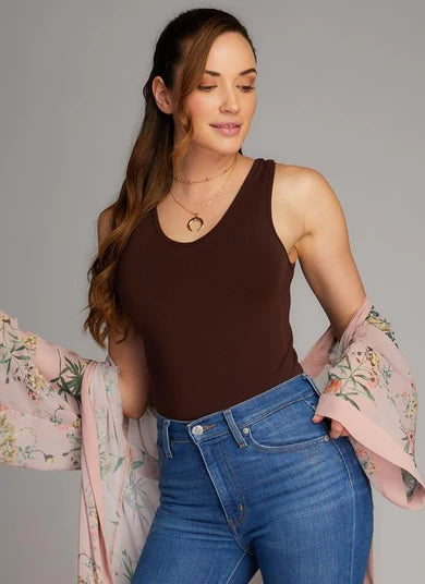 Reversible Tank Brown