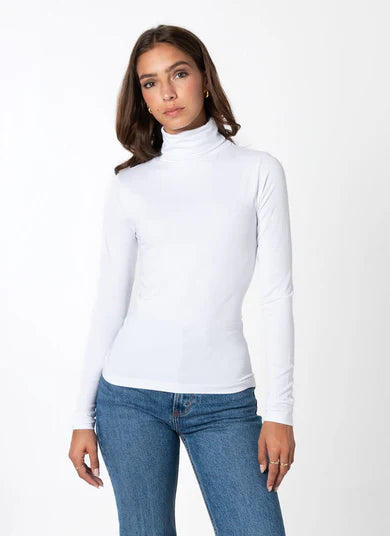 White Turtleneck