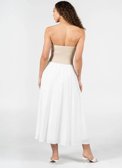 Tube Dress Tan