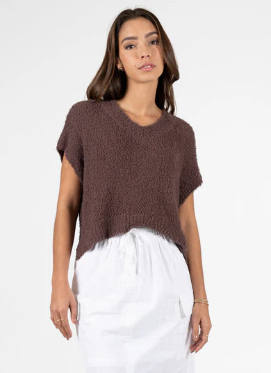 B Crop V-neck