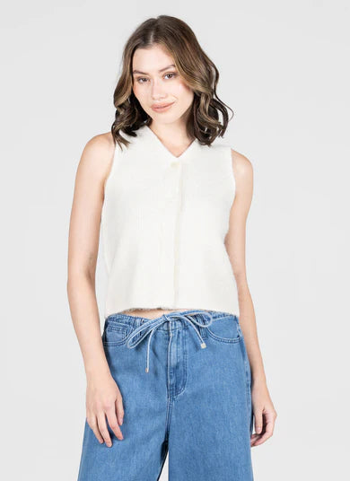 Heather Knit Vest
