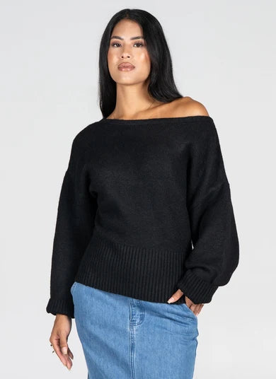 Off Shoulder Knit