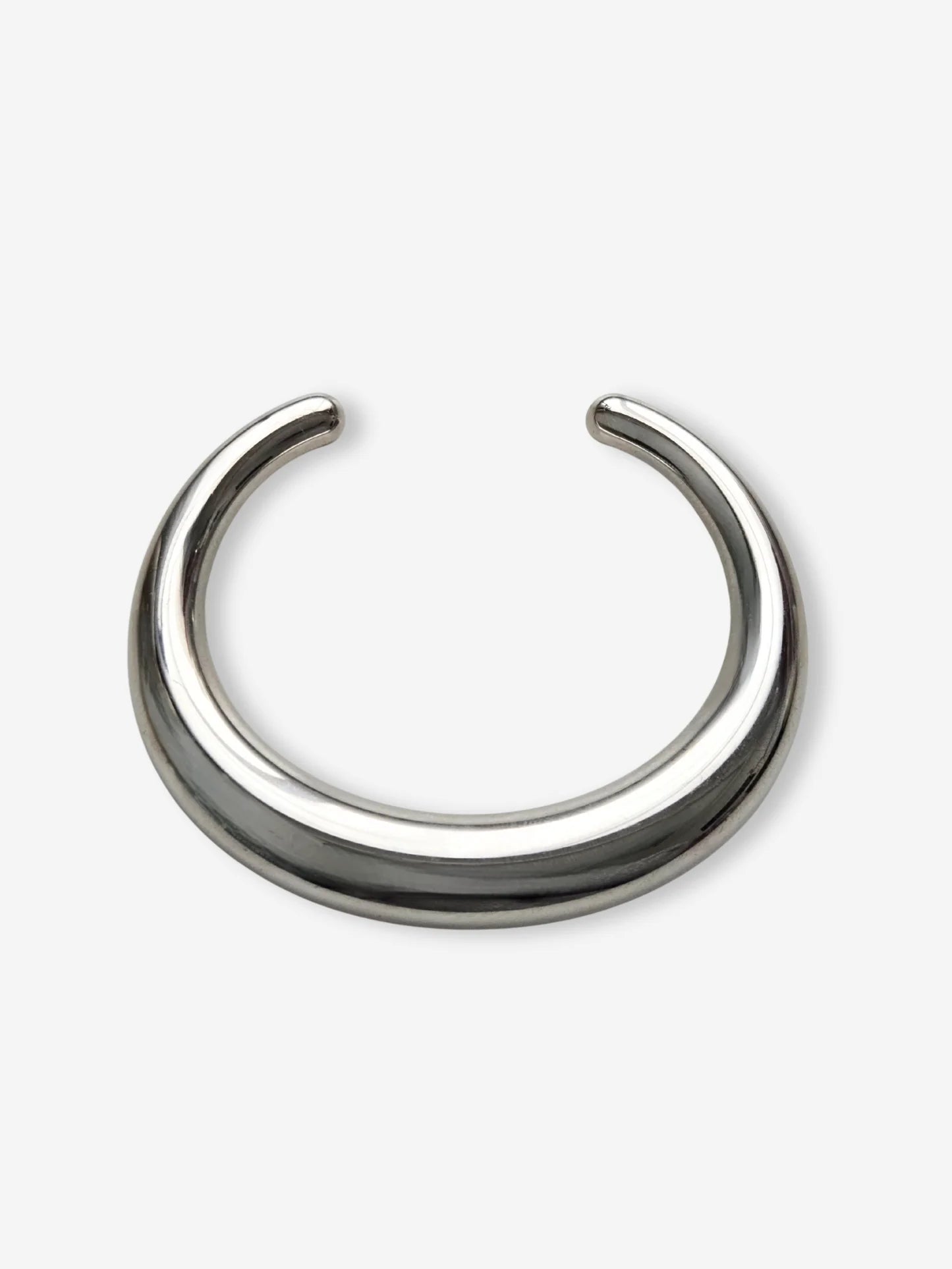 Silver Contour Cuff