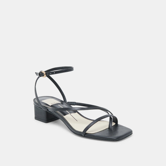 Black Karlos Block heel