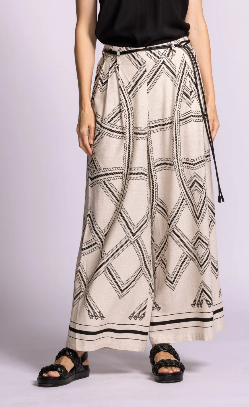Beige Nagel Pants
