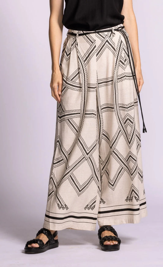 Beige Nagel Pants