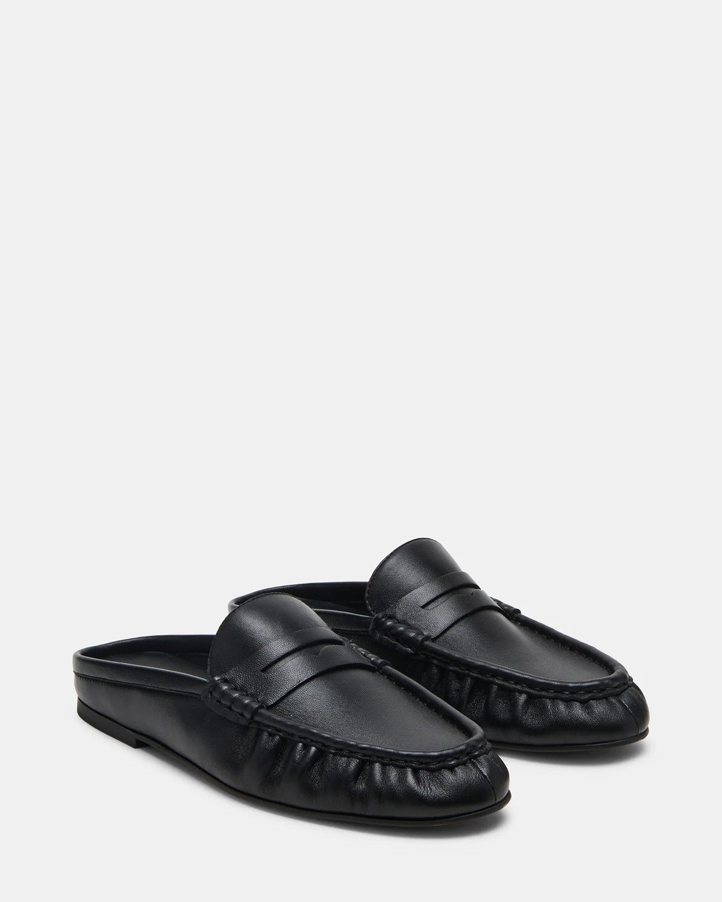 Black Slip On Mule