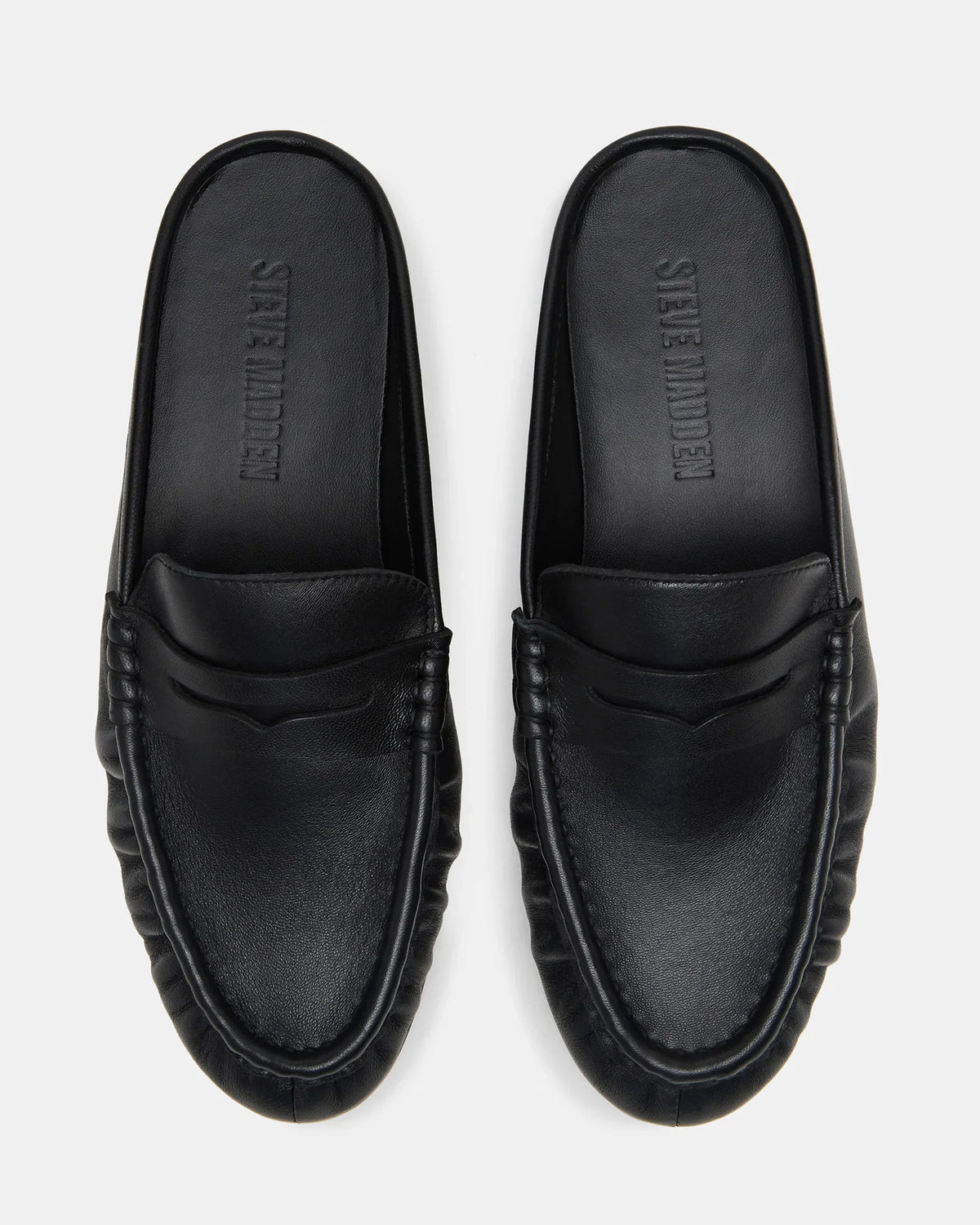 Black Slip On Mule