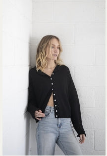 Piper Cardigan Black